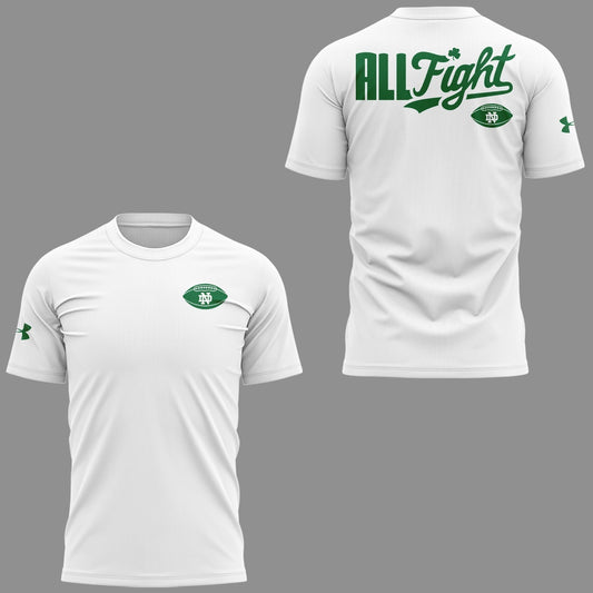 Special Edition Notre Dame Irish Wear Green White T-Shirt Moonbestprint
