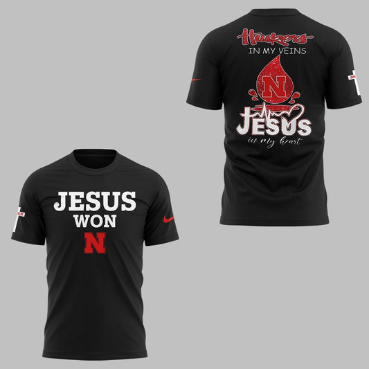 Exclusive Version Nebraska Football Jesus Won | AF10 Moonbestprint