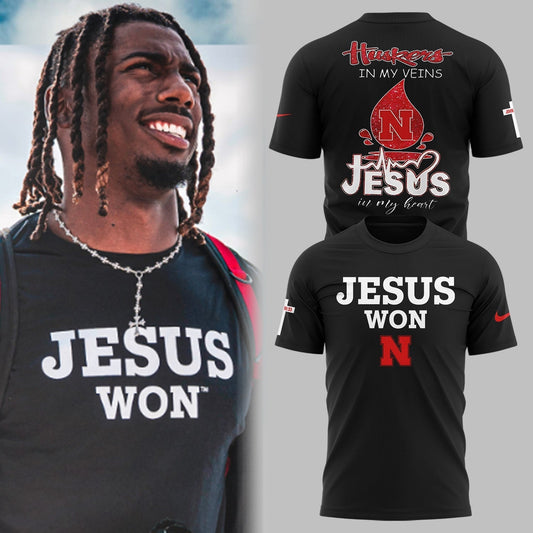 Exclusive Version Nebraska Football Jesus Won | AF10 Moonbestprint