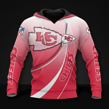 Kansas City Chiefs All Over Print Hoodie, NFL Hoodie Moonbestprint