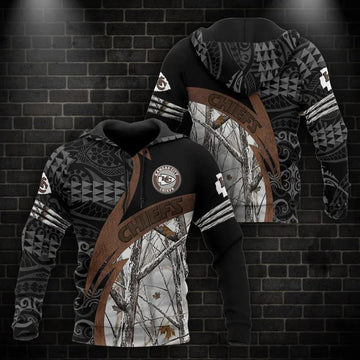 Kansas City Chiefs Hunting 3D Hoodie, NFL Hoodie Moonbestprint