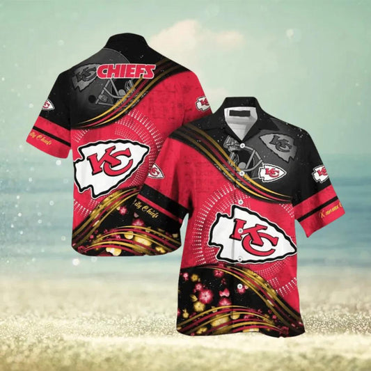 Kansas City Chiefs New Design Hawaiian Shirt, NFL Hawaiian Shirt Moonbestprint