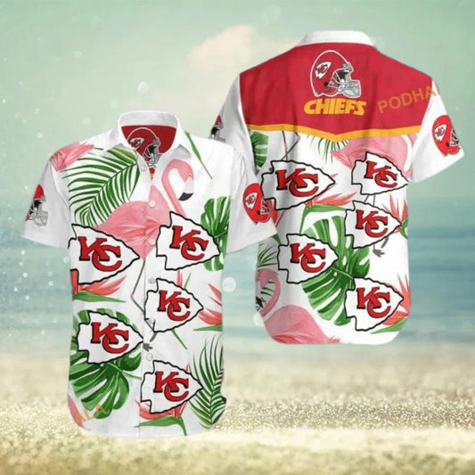 Kansas City Chiefs Special Floral Tropical Hawaiian Shirt, NFL Hawaiian Shirt Moonbestprint