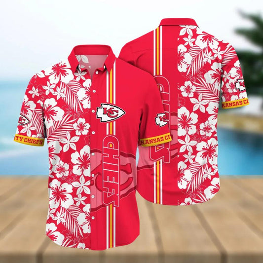 Kansas City Chiefs Sunbathetime Hawaiian Shirt, NFL Hawaiian Shirt Moonbestprint