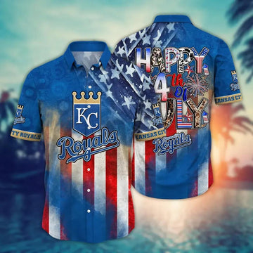 Kansas City Royals MLB Aloha Hawaiian Shirt, MLB Hawaiian Shirt Moonbestprint