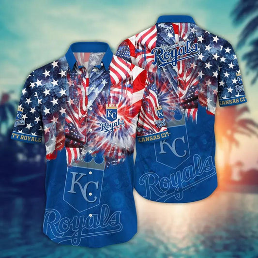 Kansas City Royals MLB Flower Aloha Hawaiian Shirt 10, MLB Hawaiian Shirt Moonbestprint
