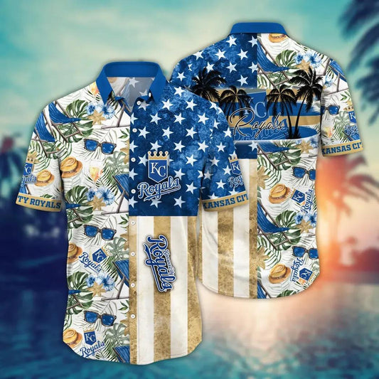 Kansas City Royals MLB Flower Aloha Hawaiian Shirt 11, MLB Hawaiian Shirt Moonbestprint