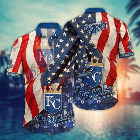 Kansas City Royals MLB Flower Aloha Hawaiian Shirt 12, MLB Hawaiian Shirt Moonbestprint