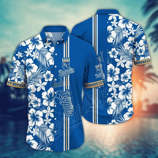 Kansas City Royals MLB Flower Aloha Hawaiian Shirt 14, MLB Hawaiian Shirt Moonbestprint