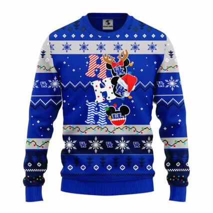 Kentucky Wildcats Hohoho Ugly Christmas Sweater, NCAA Christmas Sweater Moonbestprint