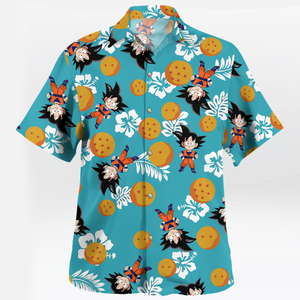 Kid Goku Dragon Ball Summer Vibes Hawaiian Shirt – Moonbestprint