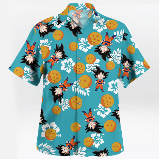 Kid Goku Dragon Ball Summer Vibes Hawaiian Shirt – Moonbestprint