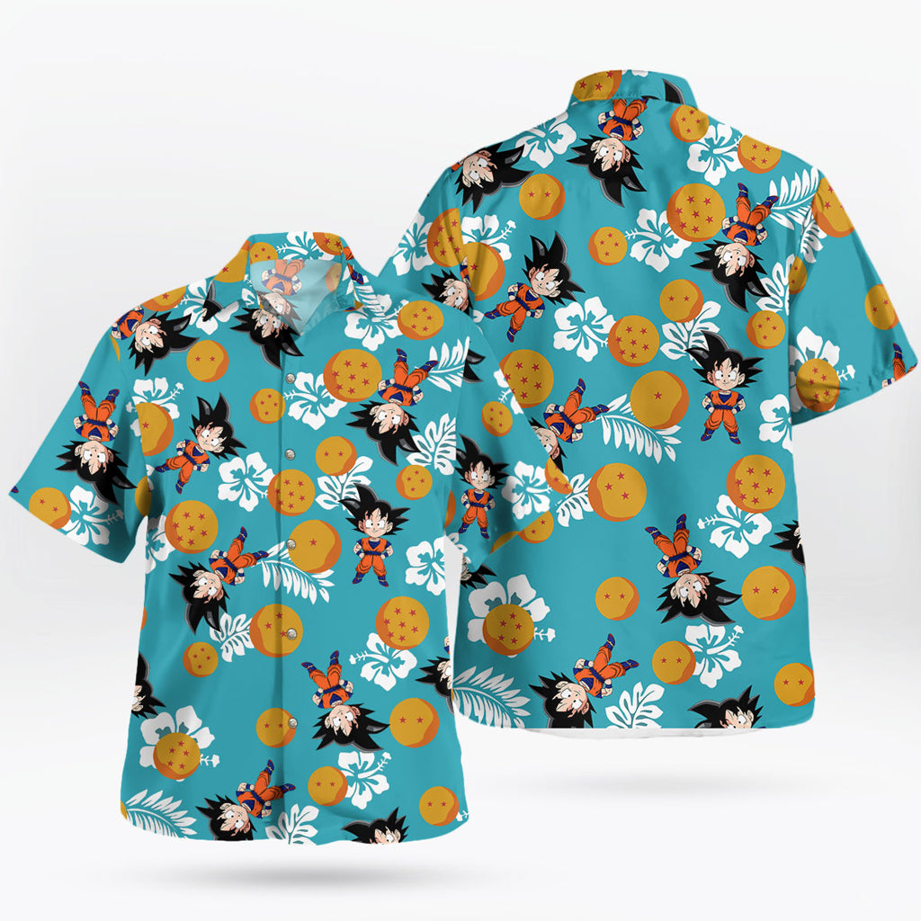Kid Goku Dragon Ball Summer Vibes Hawaiian Shirt – Moonbestprint