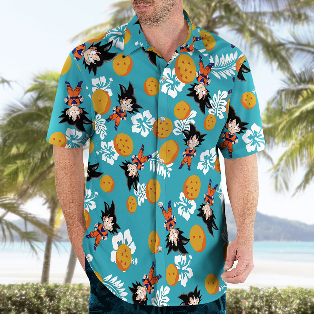 Kid Goku Dragon Ball Summer Vibes Hawaiian Shirt – Moonbestprint