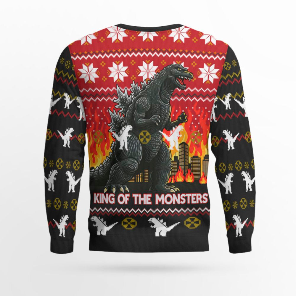 King Of The Monster Godzilla Christmas Sweater 2025 – Moonbestprint