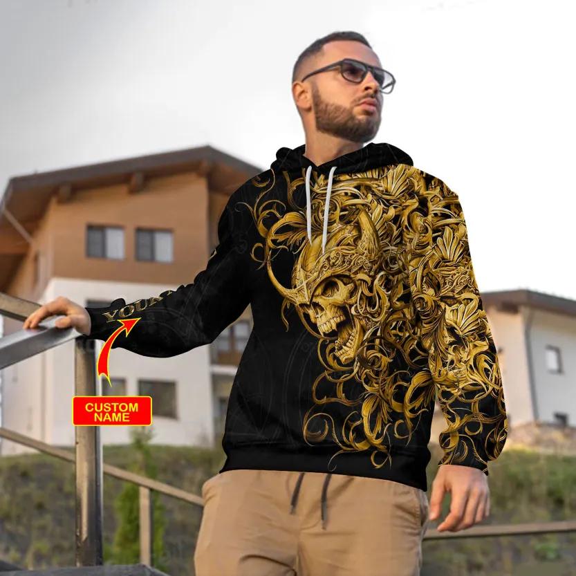 King Viking Custom 3D Hoodie Moonbestprint