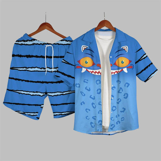 Kpop Huntrix Derpy Tiger Hawaiian Shirt - Moonbestprint