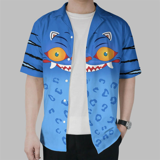 Kpop Huntrix Derpy Tiger Hawaiian Shirt - Moonbestprint