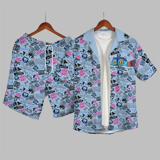 Kpop Huntrix Saja Boys Derpy Tiger Hawaiian Shirt - Moonbestprint