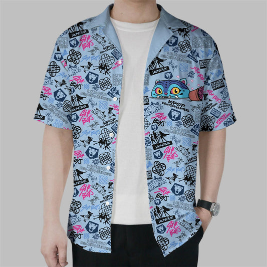 Kpop Huntrix Saja Boys Derpy Tiger Hawaiian Shirt - Moonbestprint