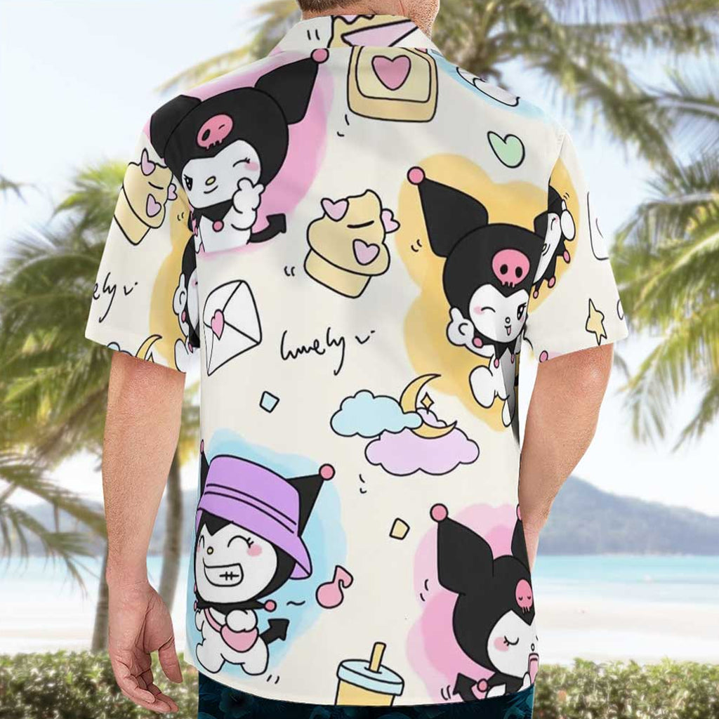 Kuromi Hello Kitty Hawaiian Tropical Shirt – Moonbestprint