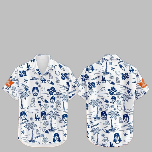 LA Dodgers King Hawaiian Shirt Giveaway 2025 - Moonbestprint