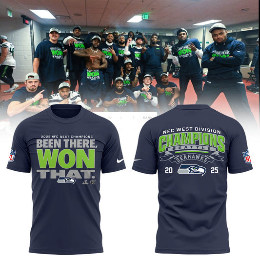 Seattle Seahawks 2025 NFC West Division Champions Limited Edition Shirt | LX17 Moonbestprint