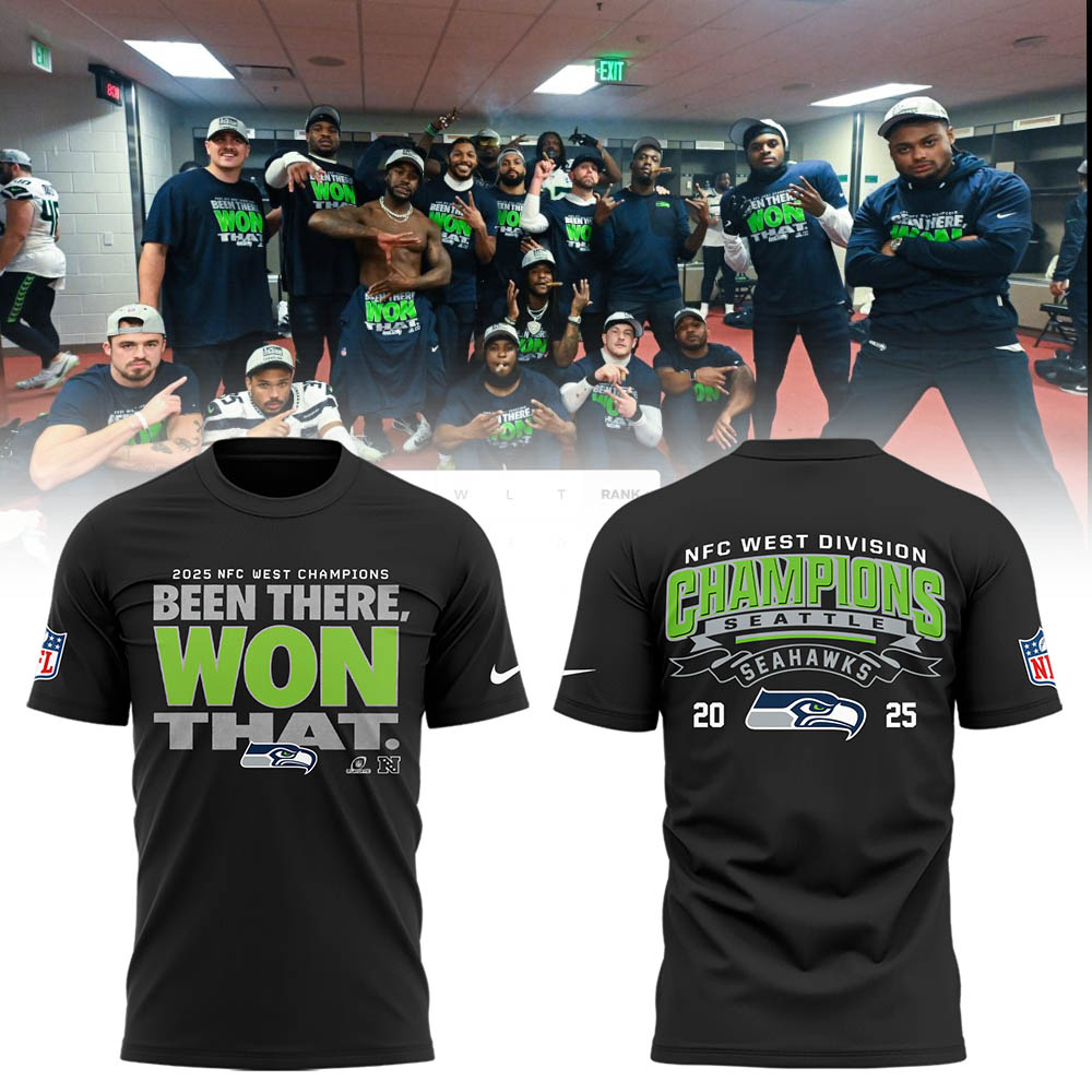 Seattle Seahawks 2025 NFC West Division Champions Limited Edition Shirt | XH17 Moonbestprint