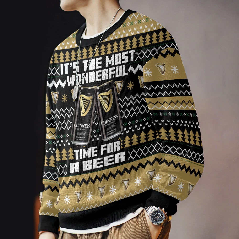 It's the Most Wonderful time for a Guinness Ugly Sweater – Moonbestprint