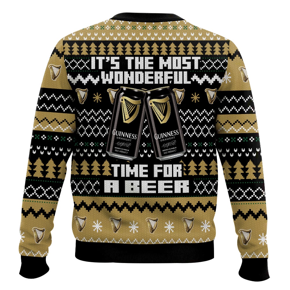 It's the Most Wonderful time for a Guinness Ugly Sweater – Moonbestprint