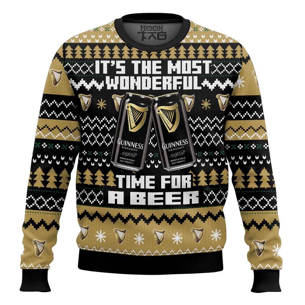 It's the Most Wonderful time for a Guinness Ugly Sweater – Moonbestprint
