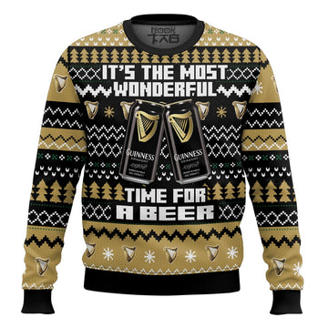 It's the Most Wonderful time for a Guinness Ugly Sweater – Moonbestprint