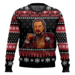 Retro Leonardo Dicaprio Meme Ugly Sweater – Moonbestprint