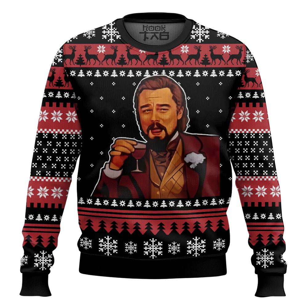 Retro Leonardo Dicaprio Meme Ugly Sweater – Moonbestprint
