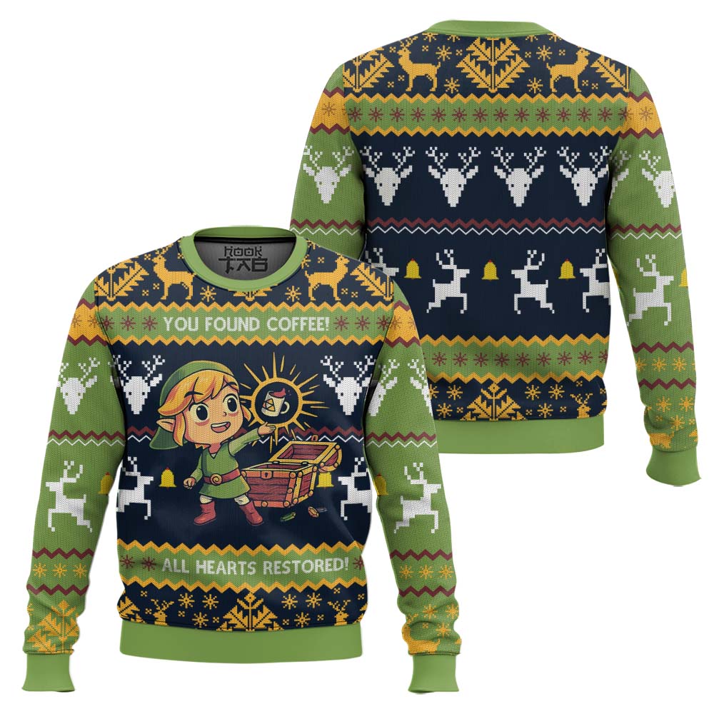 Legend Of Zelda Coffeee Ugly Sweater – Moonbestprint