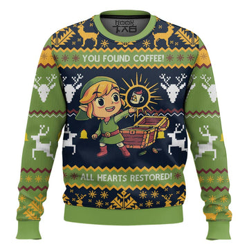 Legend Of Zelda Coffeee Ugly Sweater – Moonbestprint