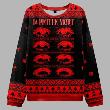 La Petite Mort Ugly Christmas Sweater – Moonbestprint