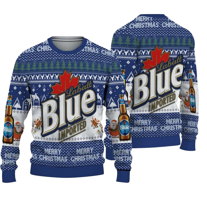 Labatt Blue Imported Ugly Christmas Sweater 2025 – Moonbestprint