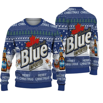 Labatt Blue Imported Ugly Christmas Sweater 2025 – Moonbestprint