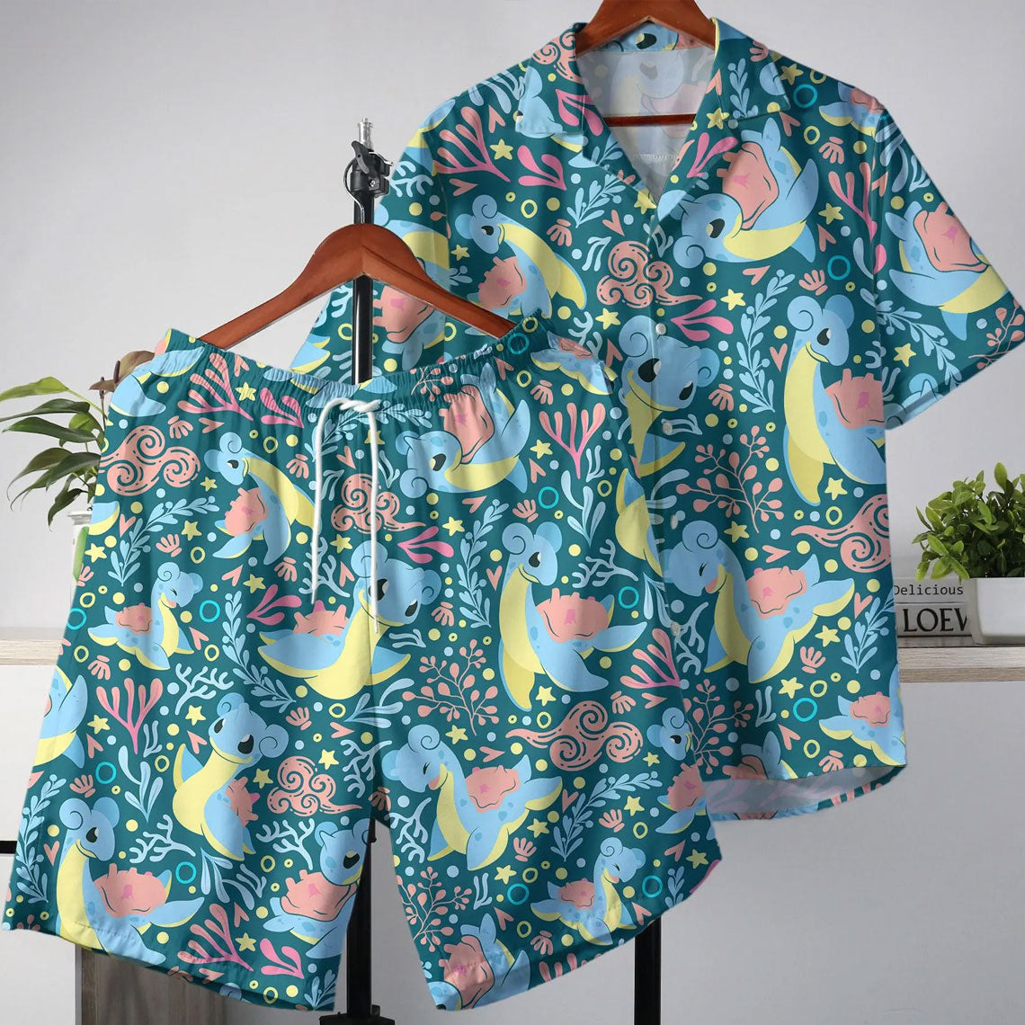 Anime Lapras Ocean Breeze Pokemon Hawaiian Shirt – Moonbestprint