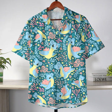 Anime Lapras Ocean Breeze Pokemon Hawaiian Shirt – Moonbestprint