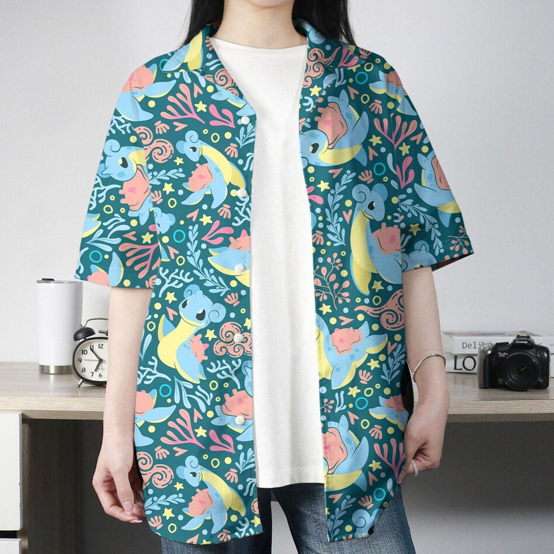 Anime Lapras Ocean Breeze Pokemon Hawaiian Shirt – Moonbestprint