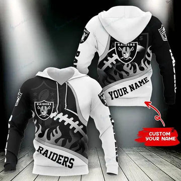 Las Vegas Raiders Ball Personalized 3D Hoodie, NFL Hoodie Moonbestprint