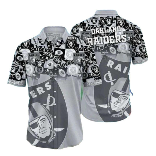 Las Vegas Raiders Characters Hawaiian Shirt - Moonbestprint