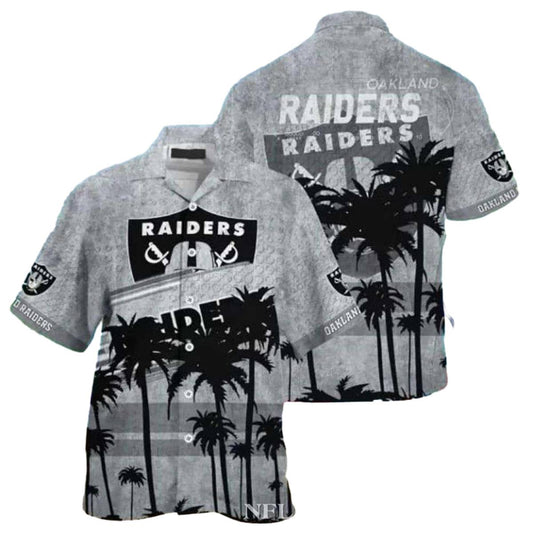 Las Vegas Raiders Coconut Paradise Retro Hawaiian Shirt - Moonbestprint