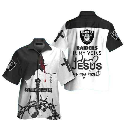 Las Vegas Raiders Crossing The Field Faithful Hawaiian Shirt - Moonbestprint