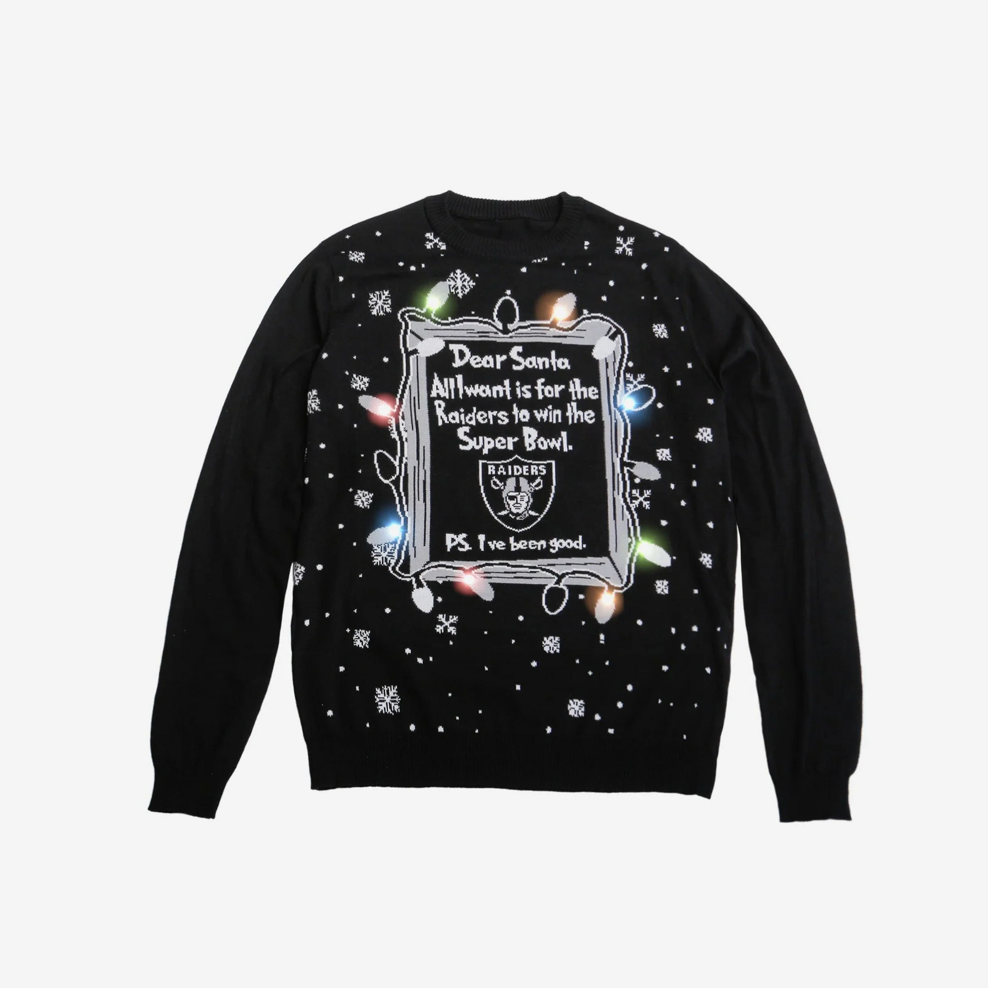 Las Vegas Raiders Dear Santa To Win Super Bowl Ugly Christmas Sweater 2025 – Moonbestprint