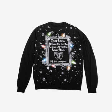 Las Vegas Raiders Dear Santa To Win Super Bowl Ugly Christmas Sweater 2025 – Moonbestprint