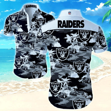 Las Vegas Raiders Discovery Football Hawaiian Shirt, NFL Hawaiian Shirt Moonbestprint