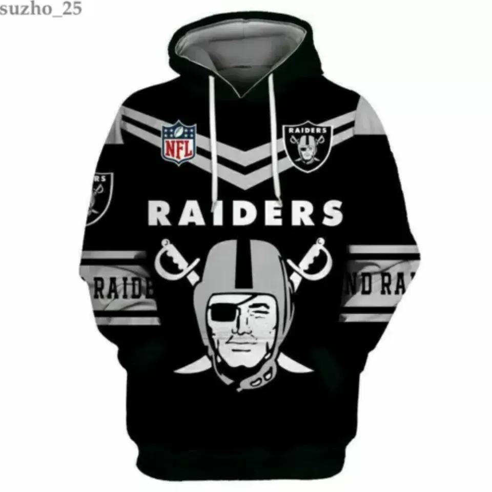 Las Vegas Raiders Football 3D Hoodie, NFL Hoodie Moonbestprint